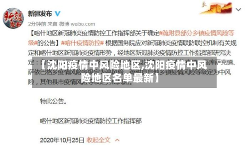 【沈阳疫情中风险地区,沈阳疫情中风险地区名单最新】-第2张图片