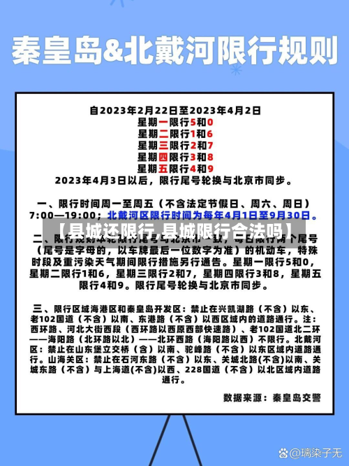 【县城还限行,县城限行合法吗】-第3张图片