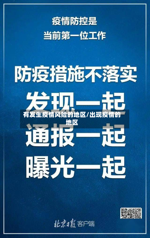 有发生疫情风险的地区/出现疫情的地区
