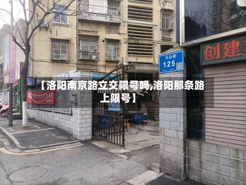 【洛阳南京路立交限号吗,洛阳那条路上限号】-第3张图片