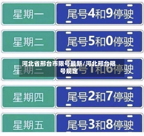 河北省邢台市限号最新/河北邢台限号规定-第2张图片