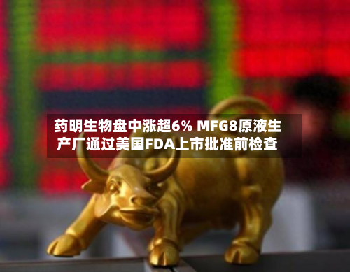 药明生物盘中涨超6% MFG8原液生产厂通过美国FDA上市批准前检查-第1张图片