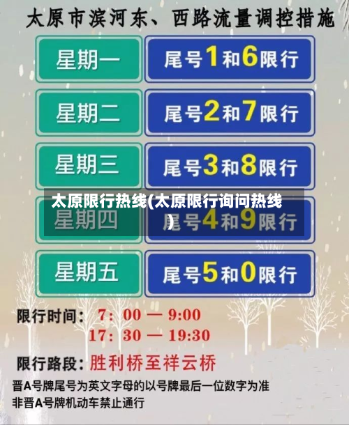 太原限行热线(太原限行询问热线)-第2张图片