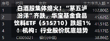 白酒股集体熄火！“茅五泸汾洋”齐跌，华宝基金食品饮料ETF（515710）跌超1%！机构：行业股价筑底趋势明朗-第3张图片