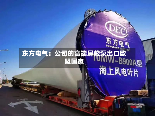 东方电气：公司的高端屏蔽泵出口欧盟国家