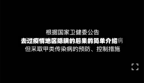 去过疫情地区隐瞒的后果的简单介绍-第3张图片