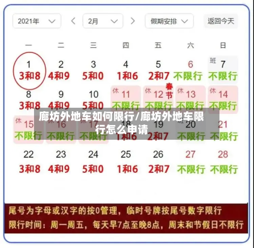 廊坊外地车如何限行/廊坊外地车限行怎么申请-第3张图片