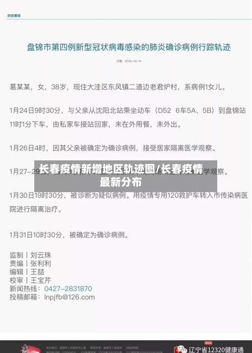 长春疫情新增地区轨迹图/长春疫情最新分布-第3张图片