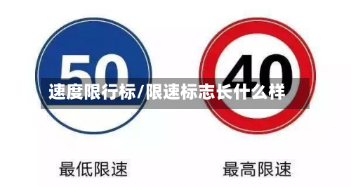 速度限行标/限速标志长什么样-第2张图片