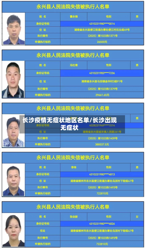 长沙疫情无症状地区名单/长沙出现无症状-第2张图片