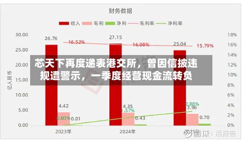 芯天下再度递表港交所，曾因信披违规遭警示，一季度经营现金流转负-第3张图片