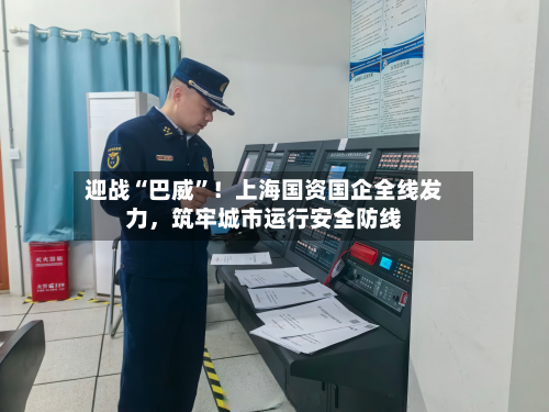 迎战“巴威”！上海国资国企全线发力，筑牢城市运行安全防线-第3张图片