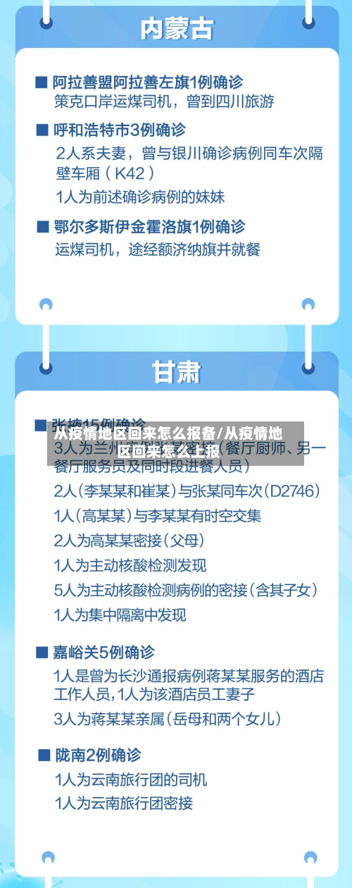 从疫情地区回来怎么报备/从疫情地区回来怎么上报-第2张图片