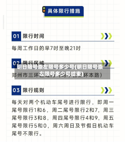 明日限号崇左限号多少号(明日限号崇左限号多少号结束)-第3张图片