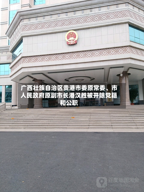 广西壮族自治区贵港市委原常委、市人民政府原副市长潘汉胜被开除党籍和公职