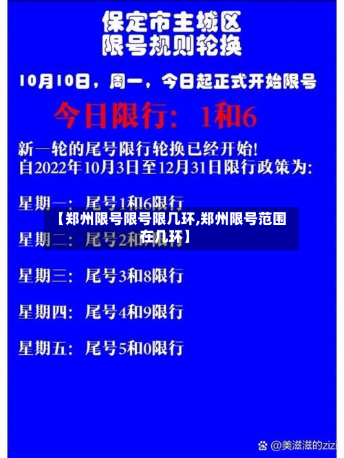 【郑州限号限号限几环,郑州限号范围在几环】-第3张图片