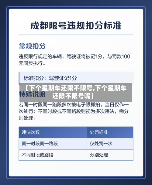 【下个星期车还限不限号,下个星期车还限不限号呢】