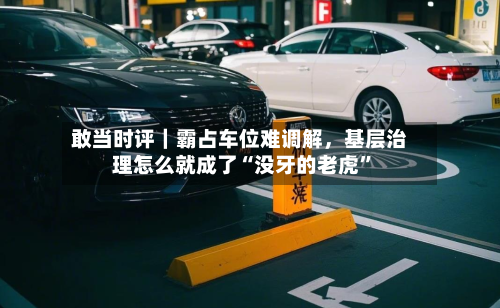 敢当时评｜霸占车位难调解，基层治理怎么就成了“没牙的老虎”