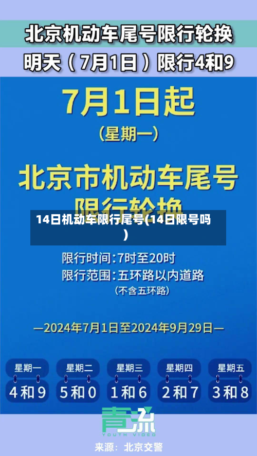 14日机动车限行尾号(14日限号吗)-第3张图片