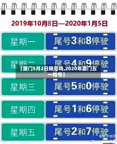 【厦门5月2日限号吗,2020年厦门五一限号】-第2张图片