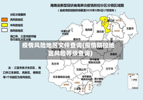 疫情风险地区文件查询(疫情防控地区风险等级查询)