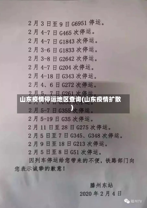 山东疫情停运地区查询(山东疫情扩散)-第2张图片