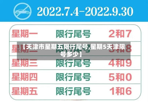 【天津市星期五限行尾号,星期5天津限号多少】