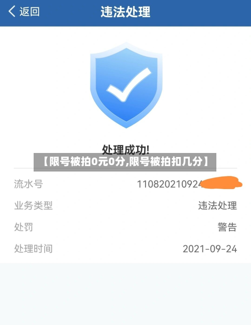 【限号被拍0元0分,限号被拍扣几分】-第2张图片