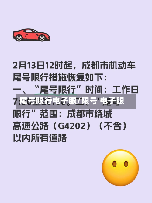 尾号限行电子眼/限号 电子眼