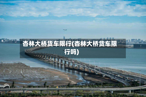 杏林大桥货车限行(杏林大桥货车限行吗)