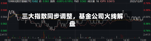 三大指数同步调整，基金公司火线解盘