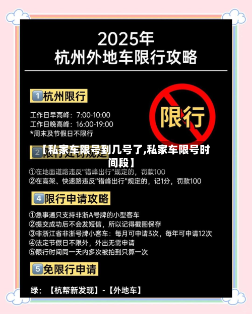 【私家车限号到几号了,私家车限号时间段】