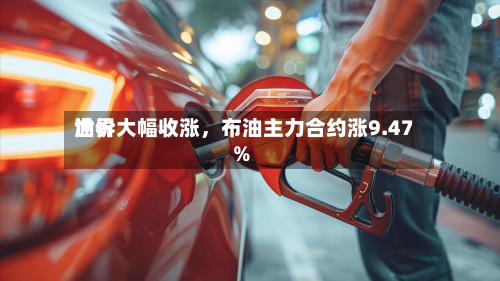 世界油价大幅收涨，布油主力合约涨9.47%