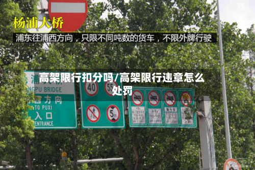 高架限行扣分吗/高架限行违章怎么处罚-第2张图片