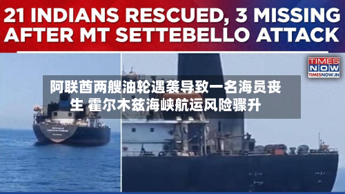 阿联酋两艘油轮遇袭导致一名海员丧生 霍尔木兹海峡航运风险骤升