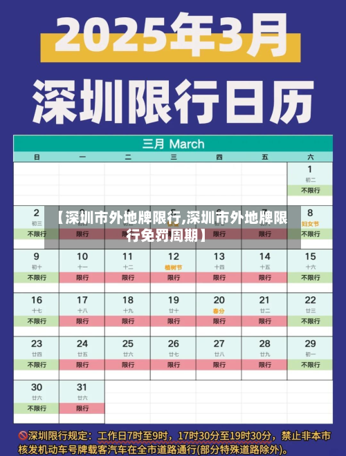 【深圳市外地牌限行,深圳市外地牌限行免罚周期】-第3张图片