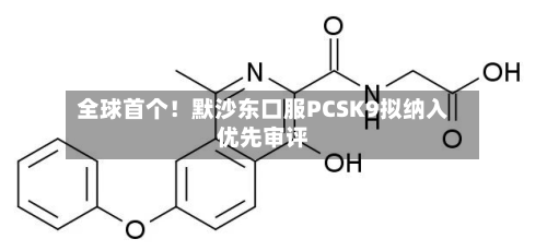 全球首个！默沙东口服PCSK9拟纳入优先审评