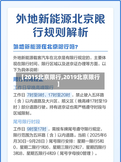 【2015北京限行,2019北京限行】