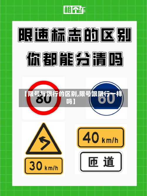 【限号与限行的区别,限号跟限行一样吗】