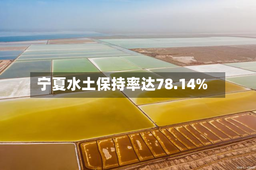 宁夏水土保持率达78.14%