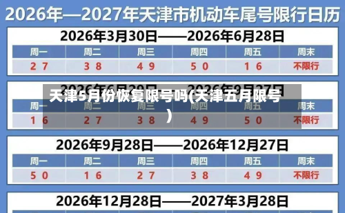 天津5月份恢复限号吗(天津五月限号)