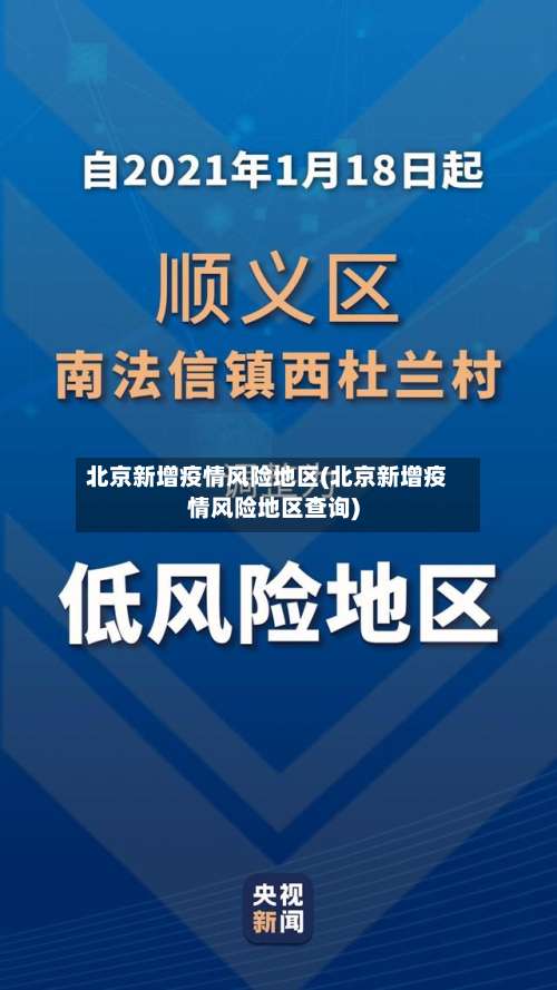 北京新增疫情风险地区(北京新增疫情风险地区查询)-第3张图片