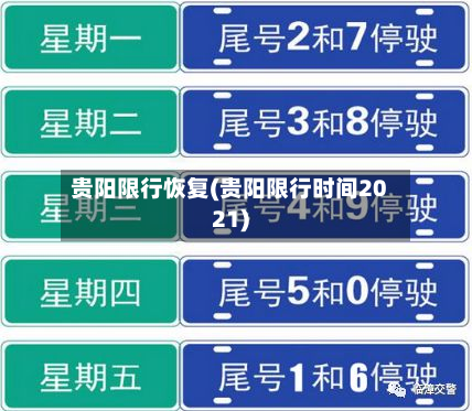 贵阳限行恢复(贵阳限行时间2021)
