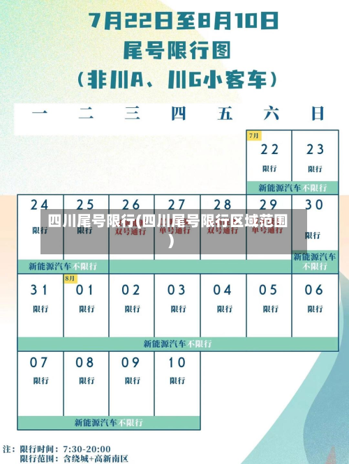 四川尾号限行(四川尾号限行区域范围)
