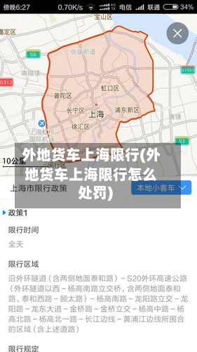 外地货车上海限行(外地货车上海限行怎么处罚)
