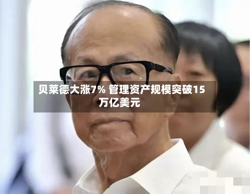 贝莱德大涨7% 管理资产规模突破15万亿美元-第2张图片
