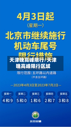 天津晚高峰限行/天津晚高峰限行区域-第3张图片