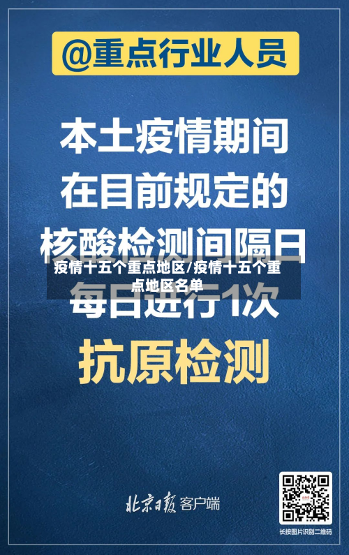 疫情十五个重点地区/疫情十五个重点地区名单