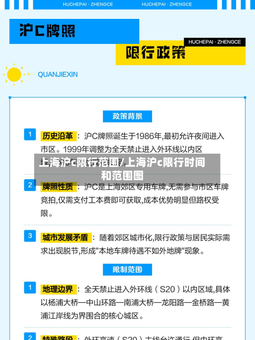 上海沪c限行范围/上海沪c限行时间和范围图-第3张图片