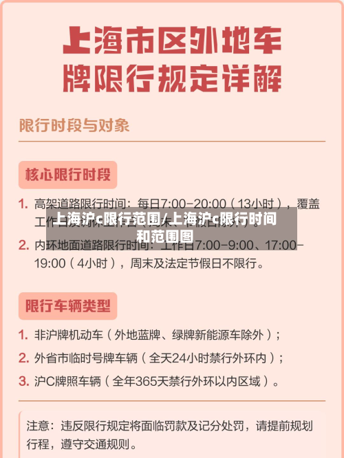 上海沪c限行范围/上海沪c限行时间和范围图-第2张图片